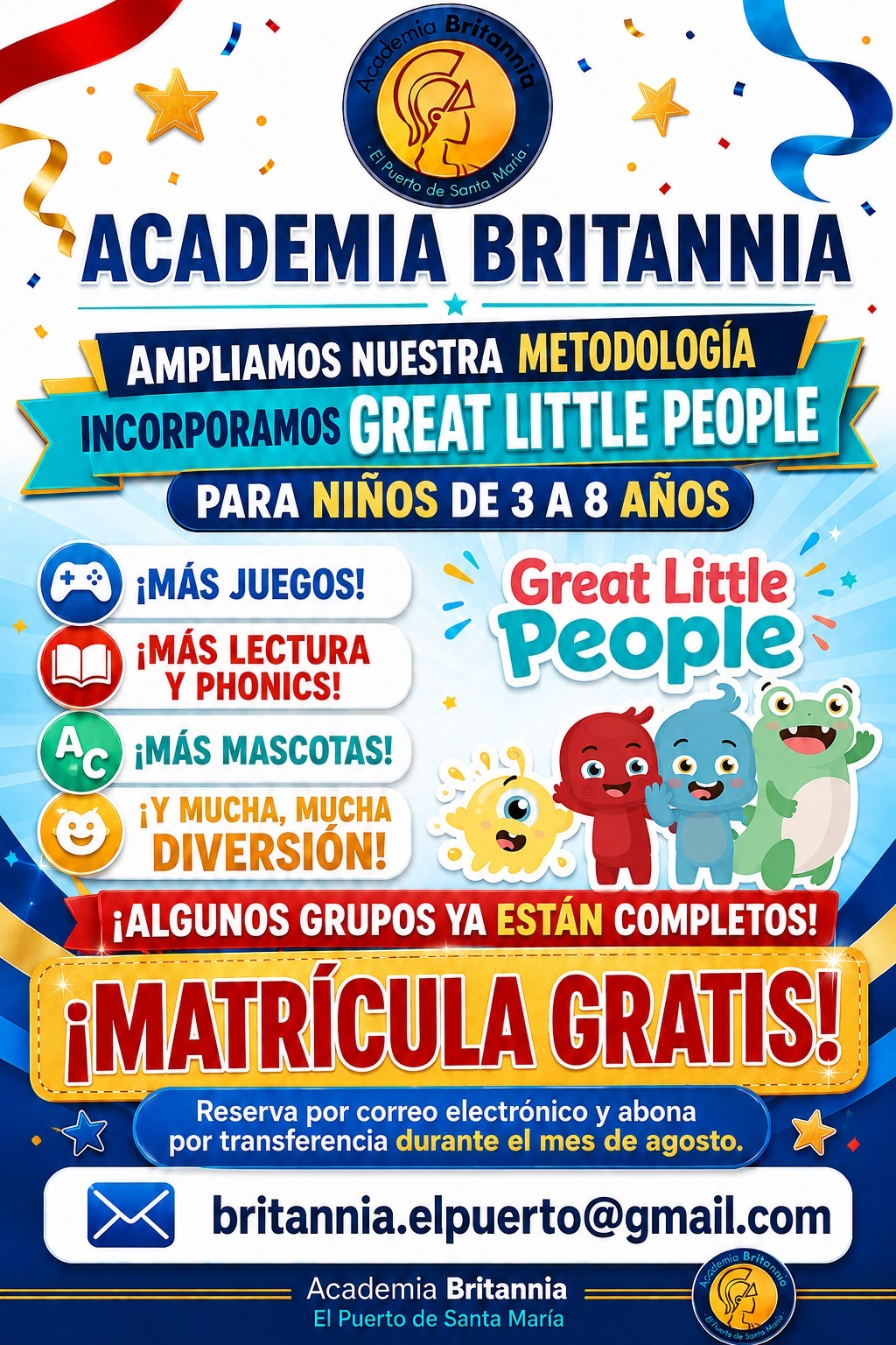 Incorporamos la Metodologia Great Little People en nuestros cursos para Kids